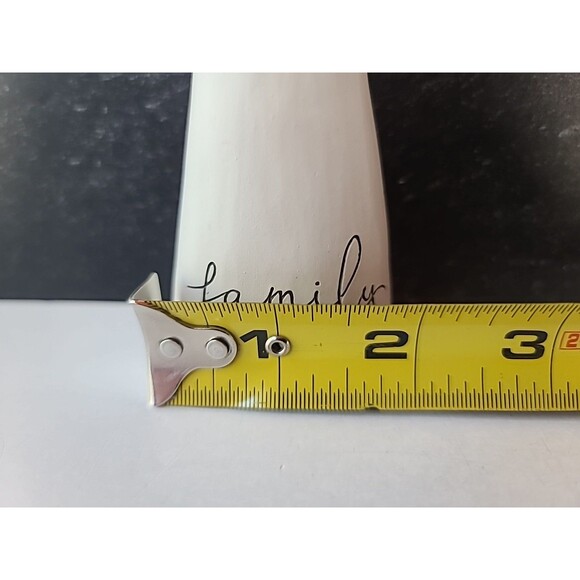 Blossom Bucket Family is Love Heart Soft Cream 6 inch Resin Stone Collectible - Picture 8 of 10